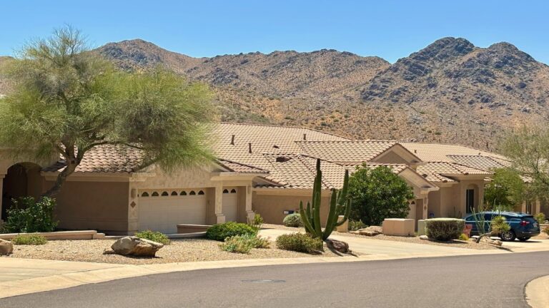 A single-family home in Scottsdale qualifying for the Senior Property Tax Freeze.