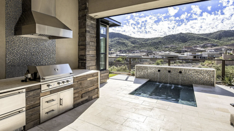 A Scottsdale AZ home with a remodeled backyard.