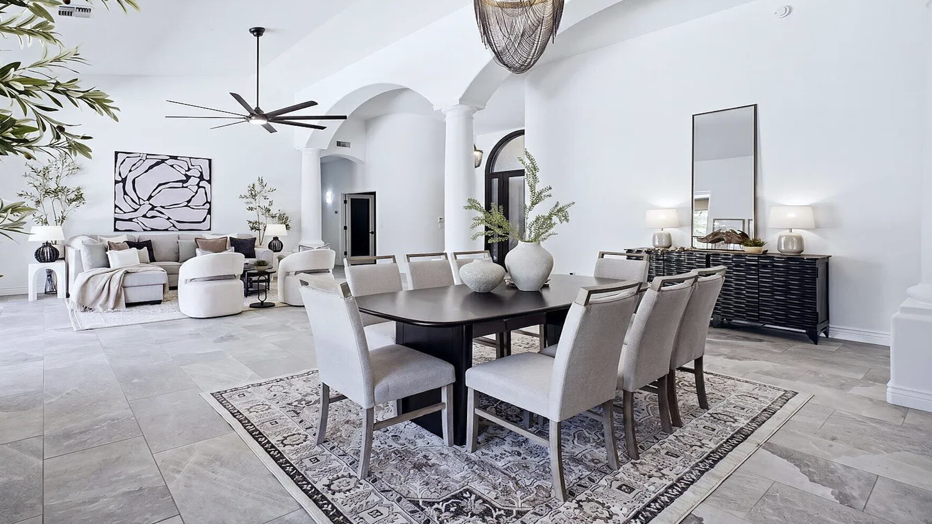 Luxury dining room in a Scottsdale home